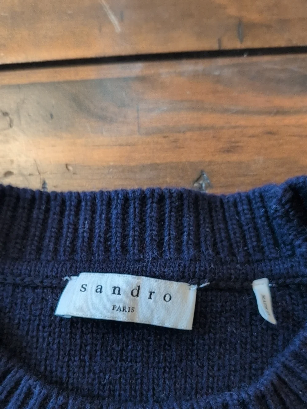 Sandro Luciano True Love Jumper Sweater Puffed Sleeve Wool Blend Size 3